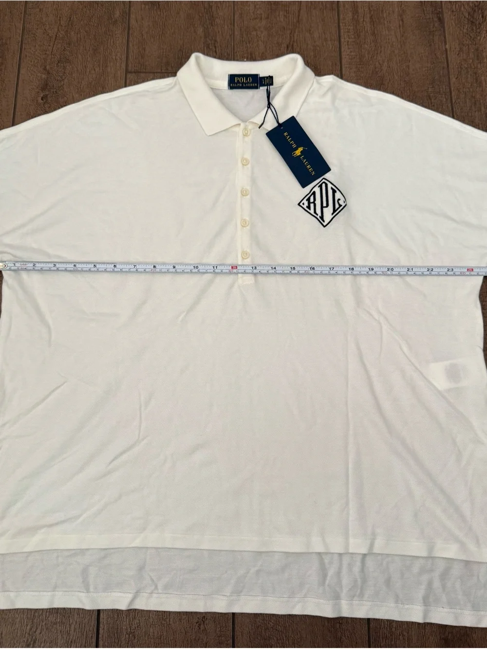 Polo by Ralph Lauren White Men's Short-Sleeve Polo with Chest Crest